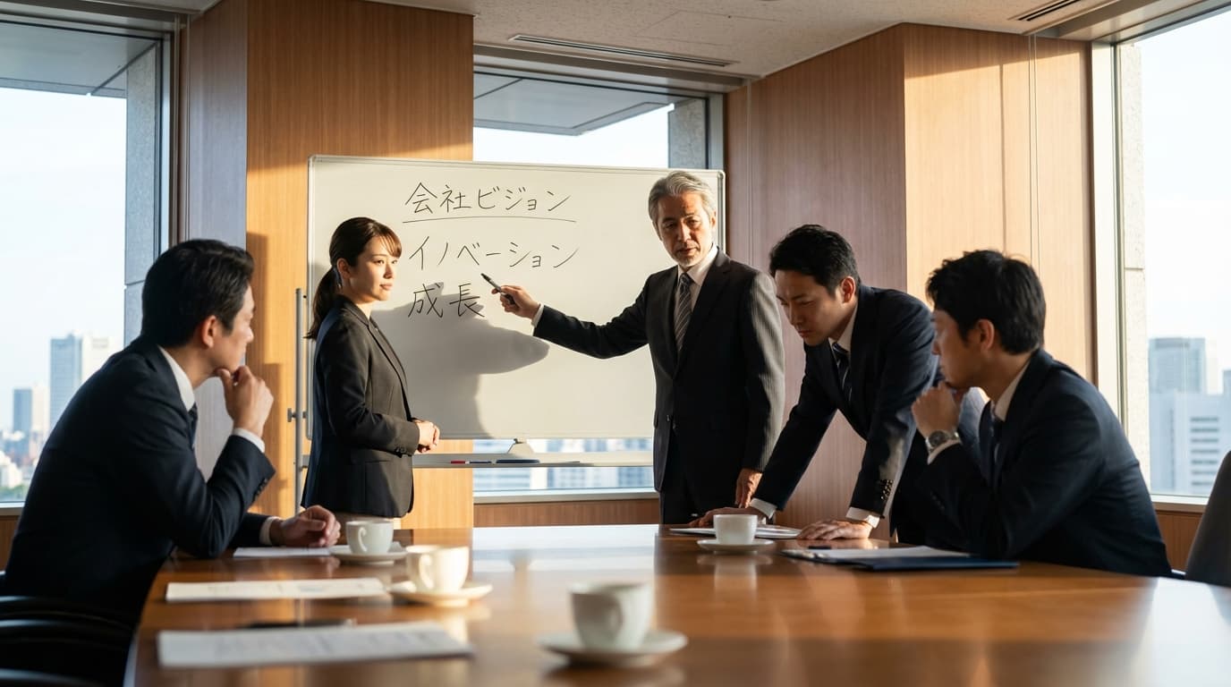 理念を行動基準に変換するワークショップ風景